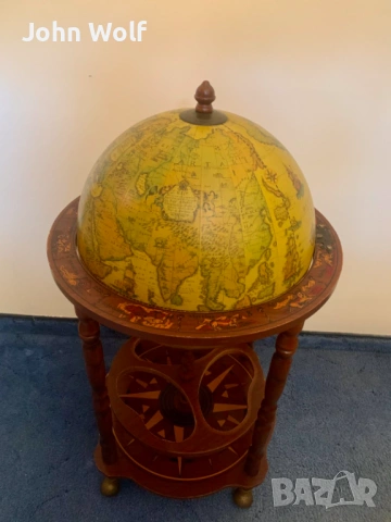 Винтидж бар-глобус / мини бар за алкохол – 100 см, снимка 16 - Други - 53837634
