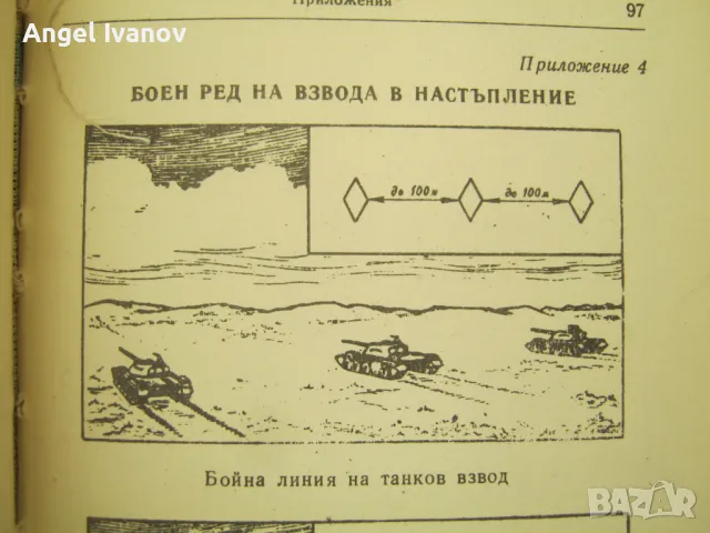 Боен устав на сухопътните войски - 1975 г, част 1, снимка 3 - Специализирана литература - 47832230