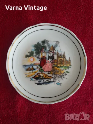 Колекционерска порцеланова чиния Ф12,5 см Майорка