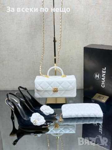 Chanel Обувки На Ток Шанел - 2 Налични Цвята Код SK951