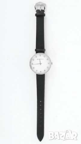 Дамски сребрист часовник с кристали Jean Bellecour, снимка 4 - Дамски - 44970988