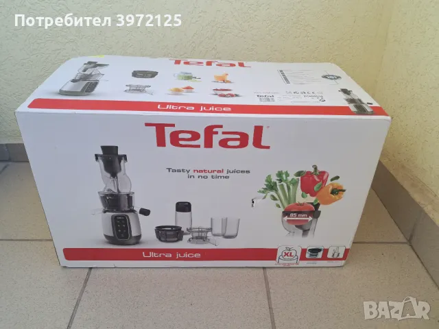 Скоизстисквачкa  Tefal Ultra Juice 250 лева, снимка 6 - Сокоизстисквачки и цитрус преси - 47001758