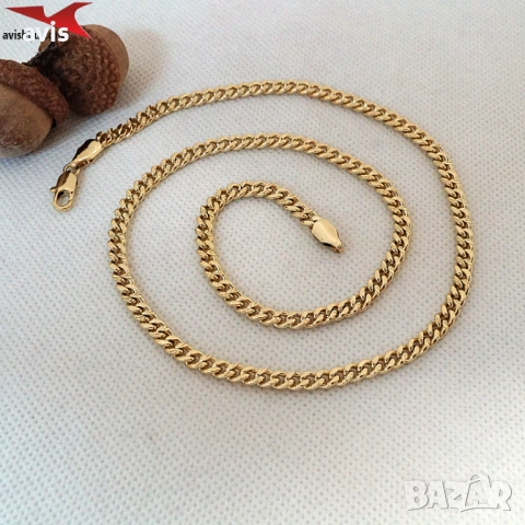 Синджир с 14К златно покритие 254556