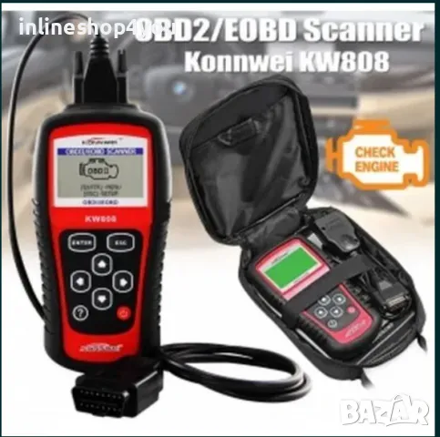 Автодиагностика Konnwei KW808 OBD2 Diagnostic, снимка 4 - Аксесоари и консумативи - 49587981