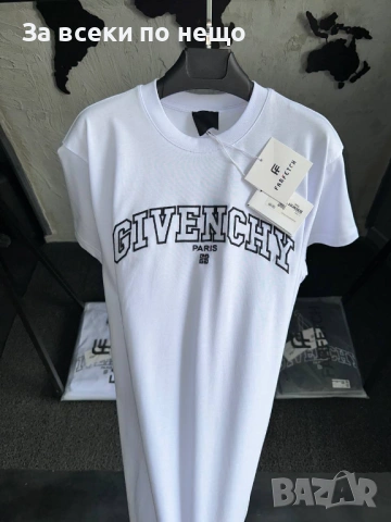 Givenchy Мъжка Бяла Тениска👕Мъжка Блуза С Къс Ръкав В Бял Цвят Живенши Код MensPoint10