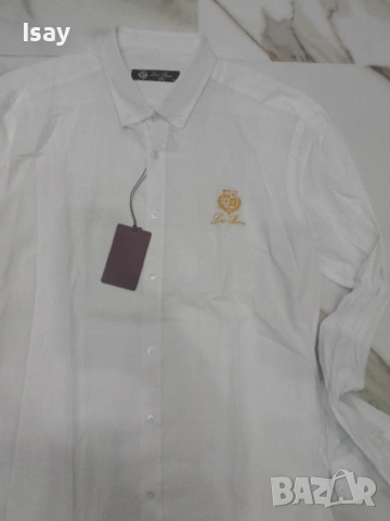 Мъжка риза ЛОРО ПИАНА 2ХЛ последен размер, снимка 3 - Ризи - 53918914