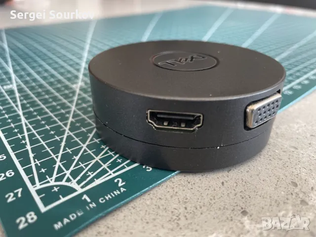 Докинг станция (мобилен адаптер) Dell USB-C Mobile DA300, снимка 4 - Друга електроника - 47017408