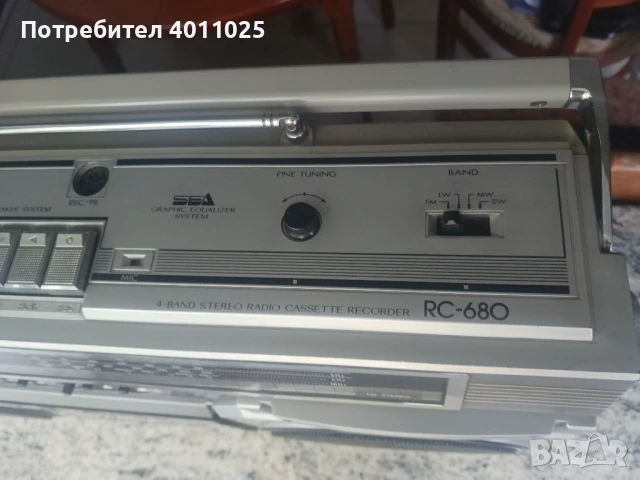 Радиокасетофон JVC RC 680, снимка 4 - Радиокасетофони, транзистори - 50839910