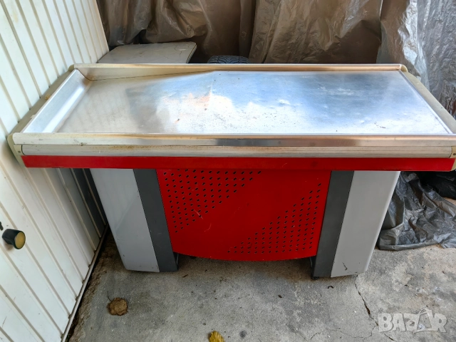 Щанд Маса Търговска с Неръждаем Плот Г-образна