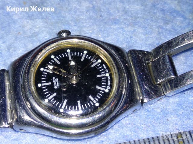 SWATCH IRONY SWISS MADE ОРИГИНАЛЕН ШВЕЙЦАРСКИ КВАРЦОВ ЧАСОВНИК с КРАСИВА ВЕРИЖКА СУОЧ 32554, снимка 17 - Дамски - 45101477