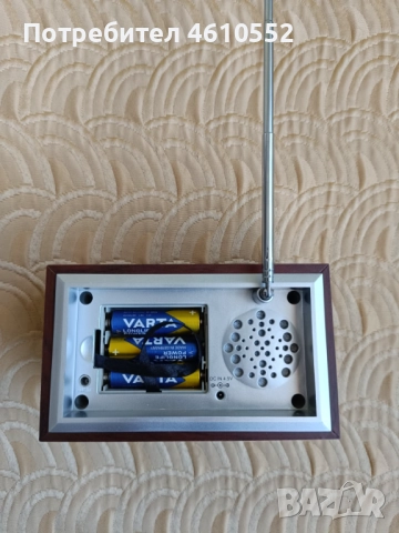 Радио часовник с аларма, снимка 2 - Други - 51994081
