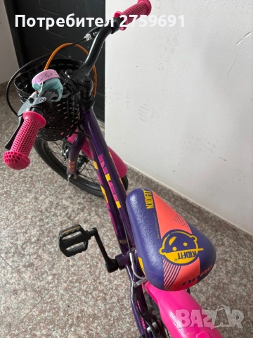 Детско колело Drag Rush 14, снимка 6 - Столчета за кола и колело - 54131454