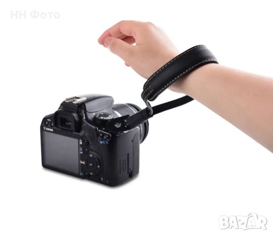 Кожен ремък за фотоапарат - camera hand strap, снимка 5 - Чанти, стативи, аксесоари - 46302441