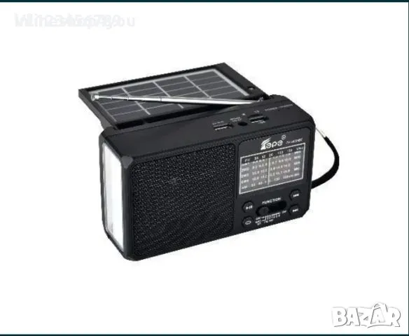 FM Bluetooth радио със соларно зареждане, снимка 2 - Радиокасетофони, транзистори - 48266786