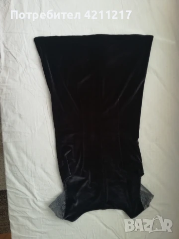 Дамска елегантна рокля( кадифе), снимка 5 - Рокли - 50998179