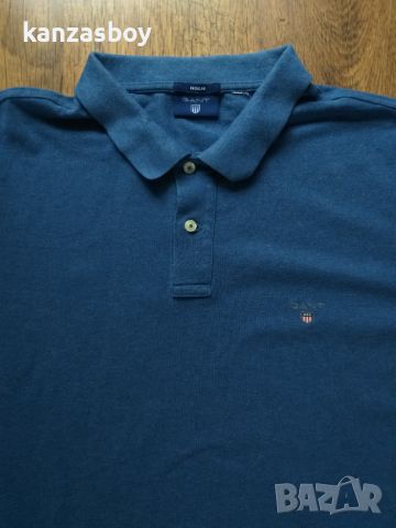 GANT Men's Polo - страхотна мъжка тениска 2ХЛ , снимка 3 - Тениски - 45456413