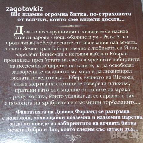 Поредица "Повелителите на руните" Дейвид Фарланд , снимка 6 - Художествена литература - 46674477