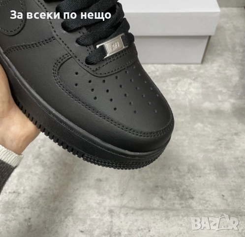 Nike Air Force 1 Дамски Маратонки С Кутия👟Дамски Спортни Обувки Черно Код S100, снимка 3 - Маратонки - 52417491