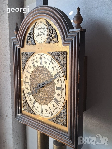 немски стенен часовник с махало 32/1, снимка 4 - Стенни часовници - 53072434