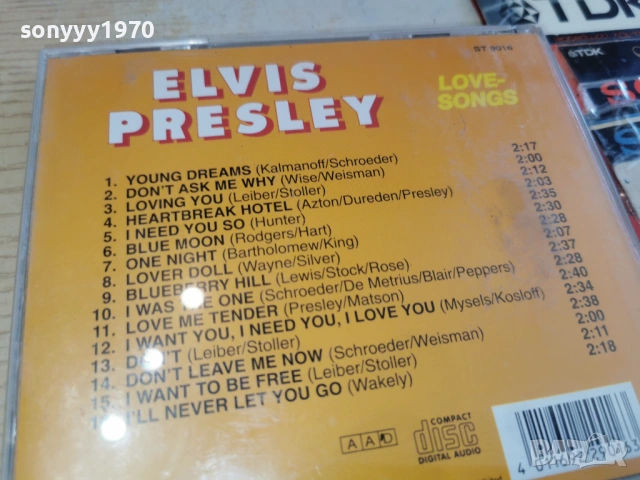 ELVIS PRESLEY CD ВНОС GERMANY 1003261709H2E6R, снимка 14 - CD дискове - 53784478