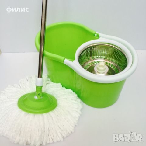 Моп за почистване на под - ламинат - spin mop 360 , снимка 2 - Мопове, кофи, четки и метли - 45798978