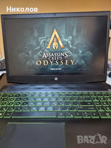 Лаптоп HP Pavilion Gaming,i5 i5-8300H RAM 16GB DDR4 128 SSD 1ТБ HDD NVIDIA GTX 1050 4GB GDDR5, снимка 3 - Лаптопи за игри - 53888078