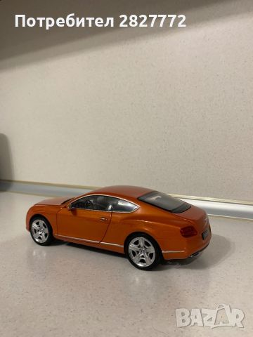 Bentley Continental GT Orange Minichamps 1:18, снимка 3 - Колекции - 45083268