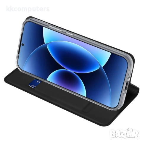 DUX DUCIS Skin Pro Кожен Калъф за Xiaomi 17 Pro - Слот за карта, Стойка, Скрит магнит, 2 цвята, снимка 6 - Калъфи, кейсове - 53885361
