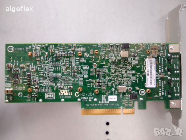 10Gb Dual Port 10GBase-T RJ45 IBM 49Y7912 BCM57712A PCIe 2.0 x8 Мрежов Адаптер, снимка 3 - Мрежови адаптери - 46020173