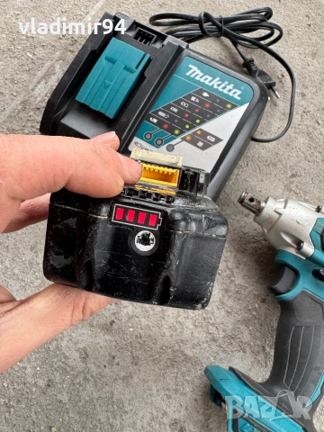 Makita DTW190 гайковерт, снимка 3 - Винтоверти - 53315959