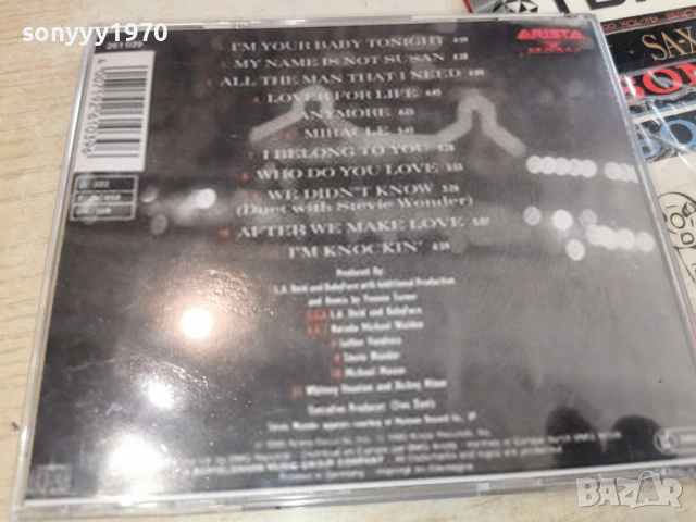 WHITNEY HOUSTON CD ВНОС GERMANY 1003261627H2E6R, снимка 2 - CD дискове - 53783841