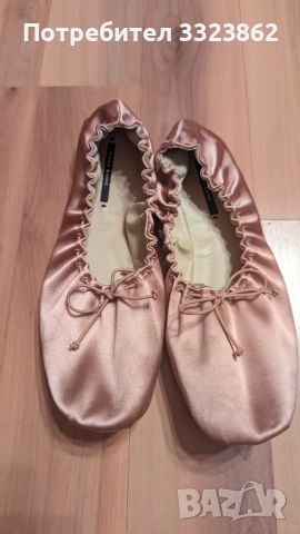 Дамски балеринки пантофки Zara , снимка 1 - Дамски ежедневни обувки - 45609156