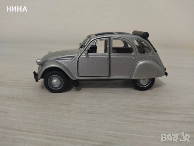 Метална количка Citroen 2 CV !!!, снимка 4 - Колекции - 54029172