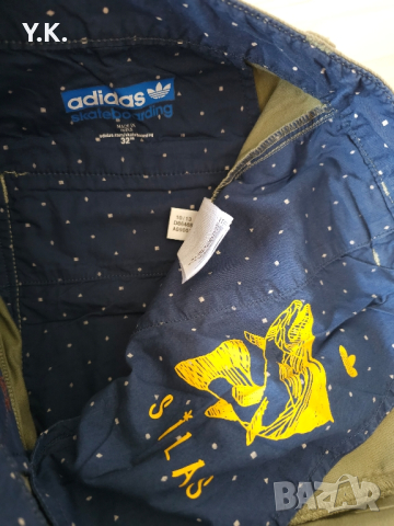 Оригинален мъжки панталон Adidas Originals (Skateboarding), снимка 5 - Панталони - 45070097