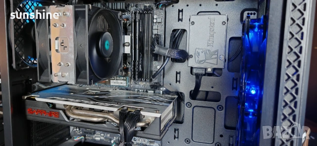PC * Ryzen 5600G, 16GB, Saphire RX580 4G, 1TB NVME+480GB, ASRock B450, снимка 3 - Геймърски - 53623594