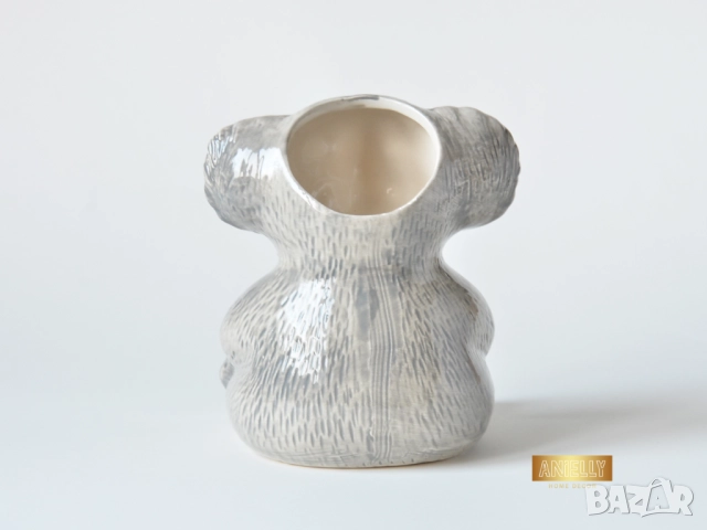 Керамична Коала Държаща Сърце / Декоративна Саксия за Растения / Подарък за Нов Дом / Кашпа за Цветя, снимка 9 - Декорация за дома - 52404028