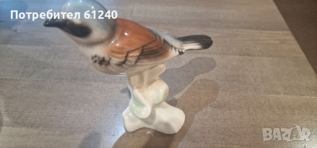 Продавам порцеланова статуетка на птичка, снимка 2 - Статуетки - 45583387