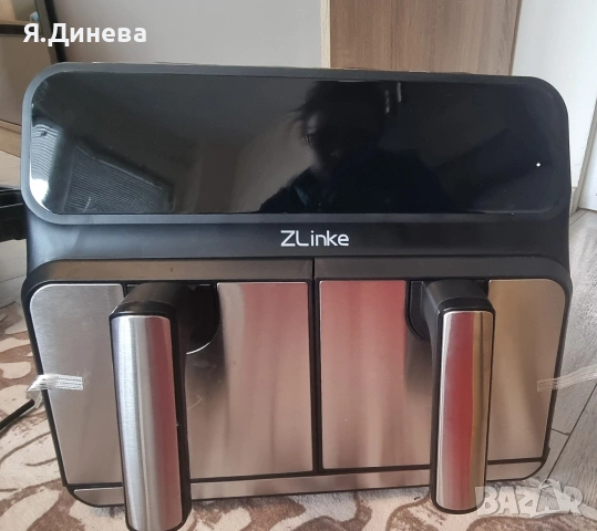 Ейрфраер Zlinke 2200w , снимка 3 - Фритюрници - 53406597