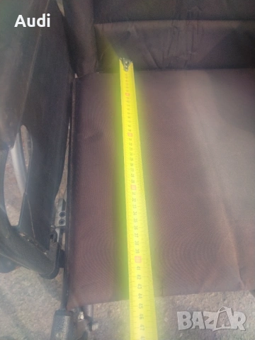 Сгъваема инвалидна рингова количка със степенки Марка: Eclip Ширина на седалката 46см Дълбочина 45см, снимка 4 - Инвалидни колички - 53721355