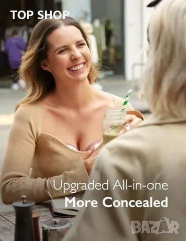 Нова двойна преносима помпа за кърма Momcozy - 3 режима, 9 нива, 24мм, снимка 6 - Помпи за кърма - 49292045