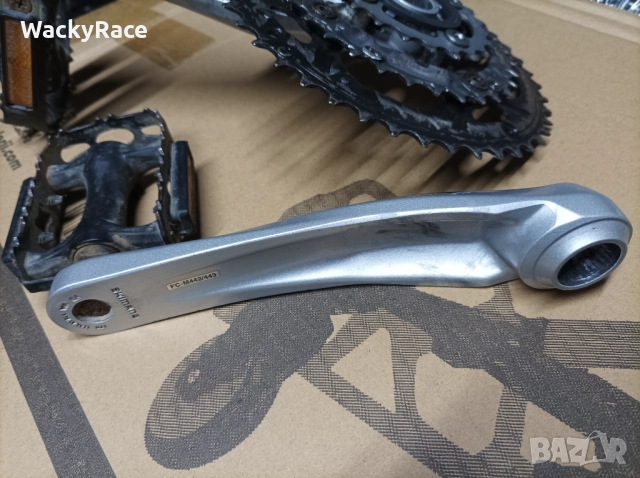 Курбели Shimano + Средно движение Octalink, снимка 3 - Части за велосипеди - 52805657