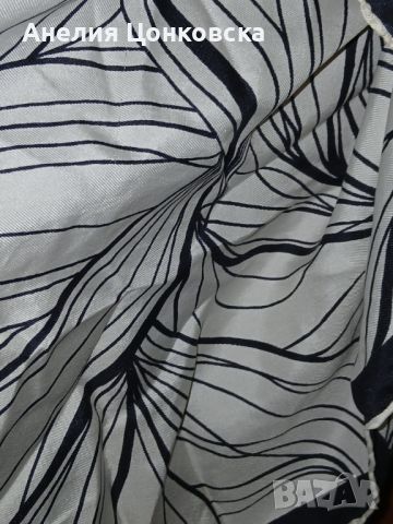 Черно бял дамски шал, снимка 5 - Шалове - 45655483