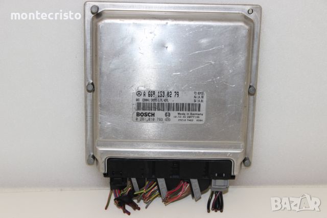 Моторен компютър ECU Mercedes A-class W168 (1998-2004г.) A 668 153 02 79 / A6681530279 / 0281010793, снимка 1 - Части - 45871475