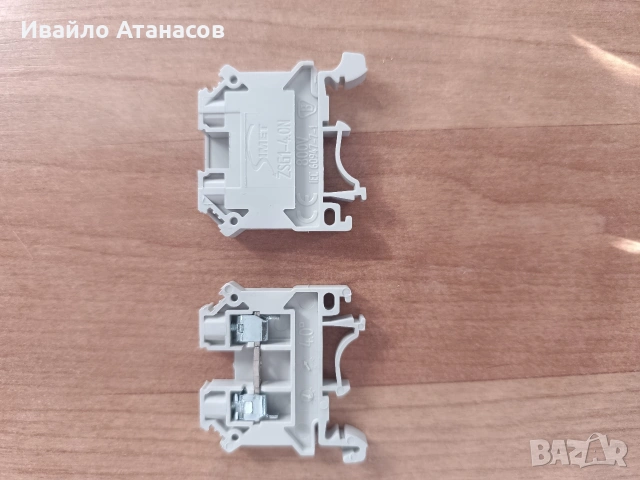 Редови клеми за DIN шина SIMET ZS6L-4.0N – 16 броя, снимка 2 - Други машини и части - 53703684