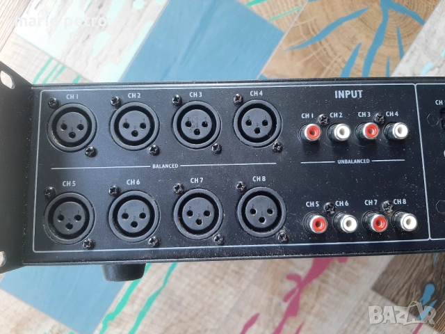 Продавам повредено осем канално мощтно стъпало IGM STAGE LINE STA850D ЦЕНА-45 Евро