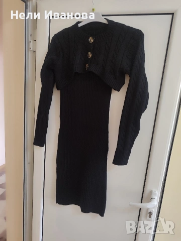 к-т рипсена рокля с блуза , снимка 2 - Рокли - 53124998