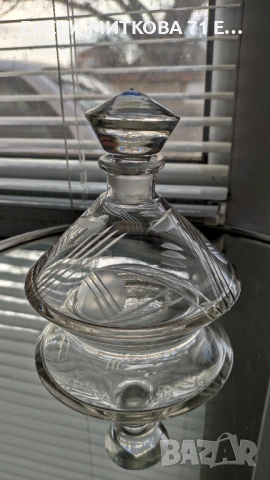 Кристално шишенце за парфюм, снимка 4 - Дамски парфюми - 53774346