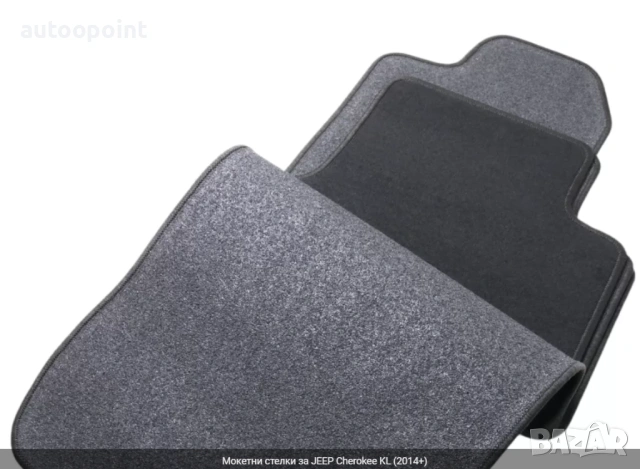 Мокетни стелки за JEEP Cherokee KL (2014+) Petex, снимка 3 - Аксесоари и консумативи - 53808705