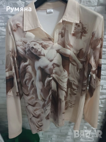 Блуза готическа принт