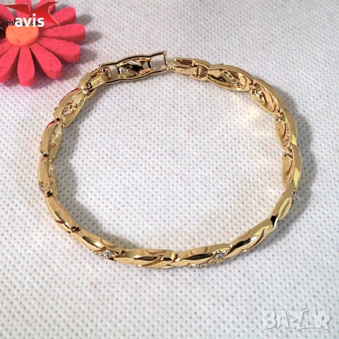  Гривна с 14К златно покритие 234877